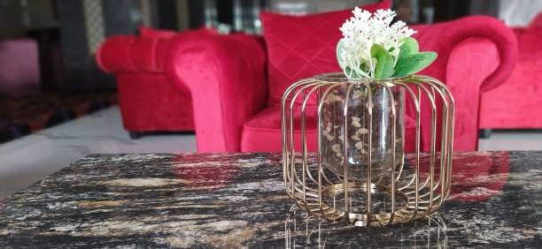 Faux Marble Coffee Table