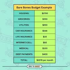 Bare Bones Budget