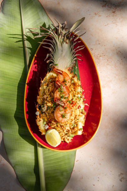 Spicy Pineapple Shrimp Rice