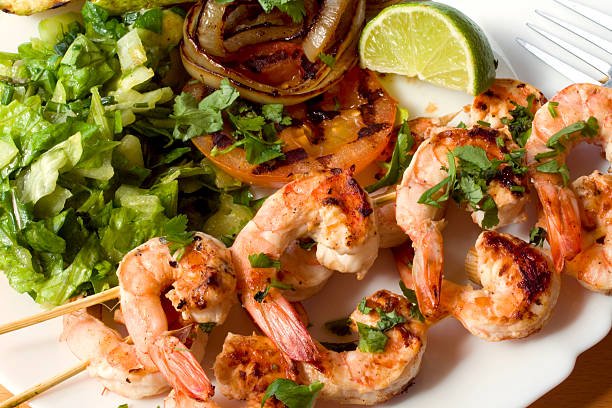 Garlic Lime Grilled Shrimp