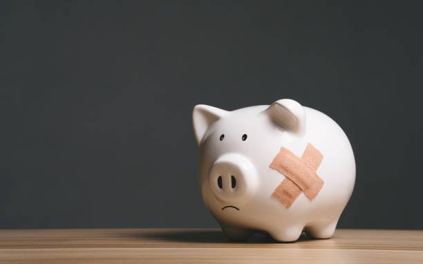 a bank of money showing low income to give a idea how to make wealth on a low income