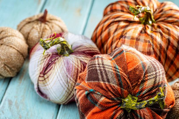 No-Sew Fabric Pumpkins No Sew Fabric Pumpkins