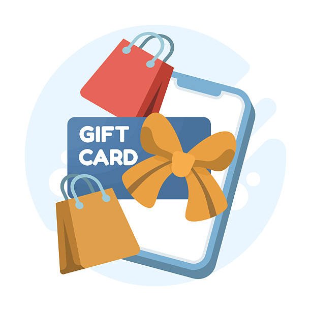 An illustration of a digital gift card on a smartphone, representing Gift Card Hacks for smart shopping and saving money.