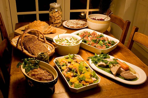 low fat chrismas buffe