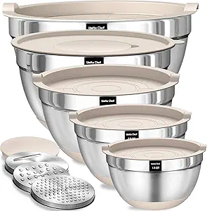 stainless steel mixing bowl set