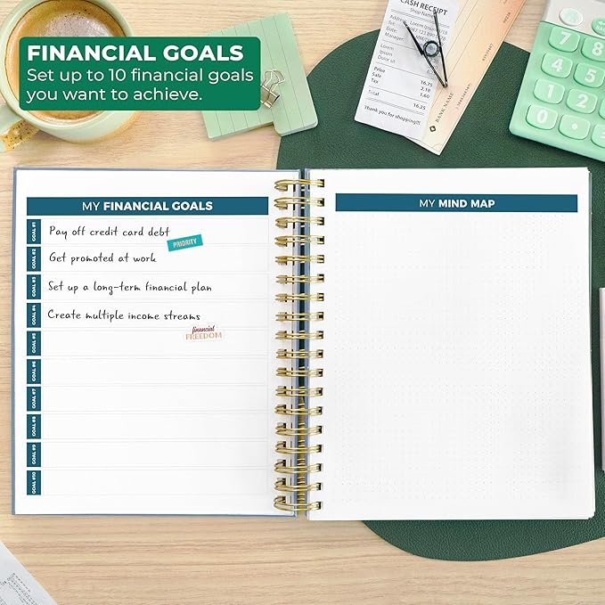  Monthly Budget planner note book